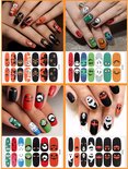 GUAPÀ® Nagelstickers & Nail wraps 10 stuks | Halloween Stickers