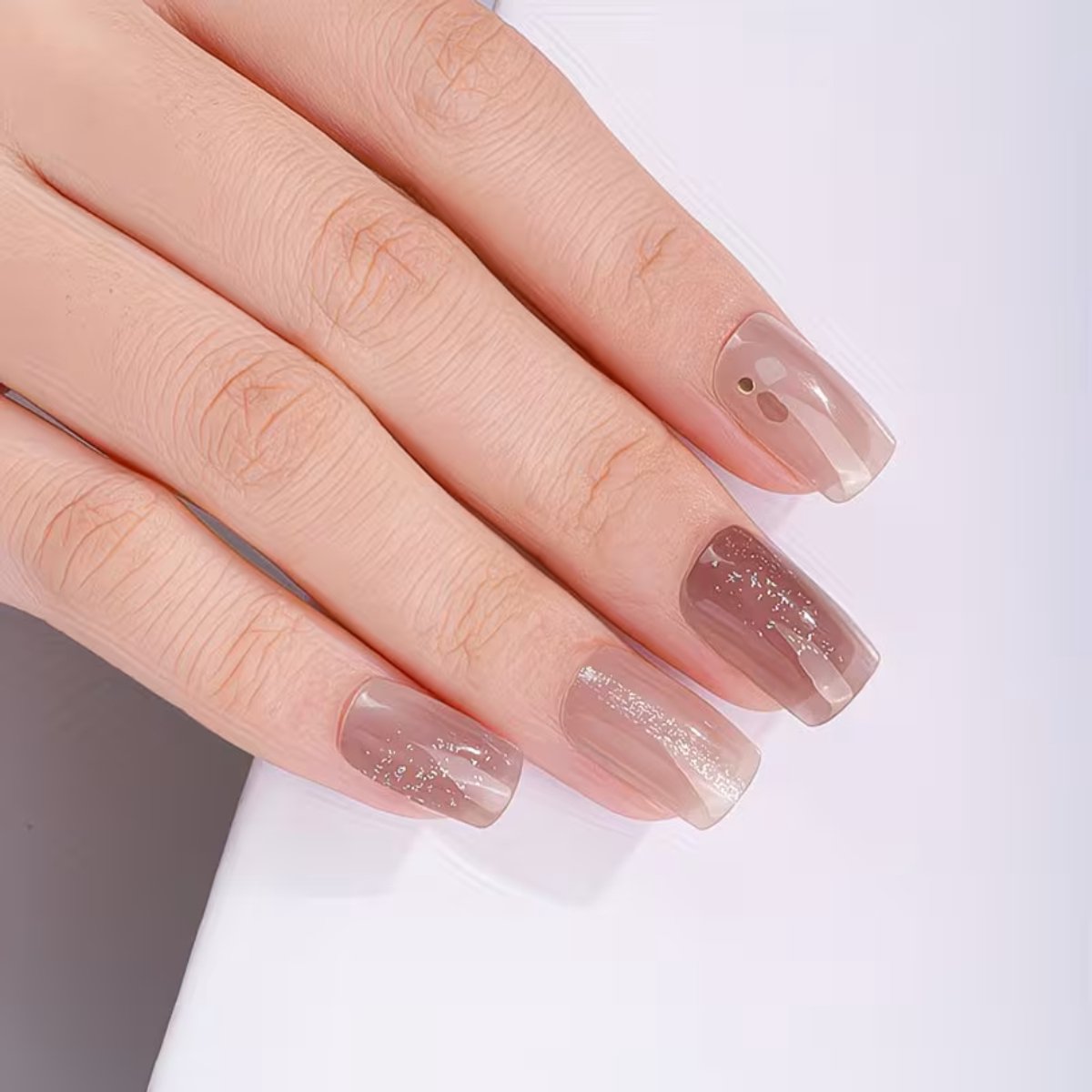 GUAPÀ® Nagelstickers & Nail wraps - 6 Vellen - Diverse kleuren Nagellak Wraps