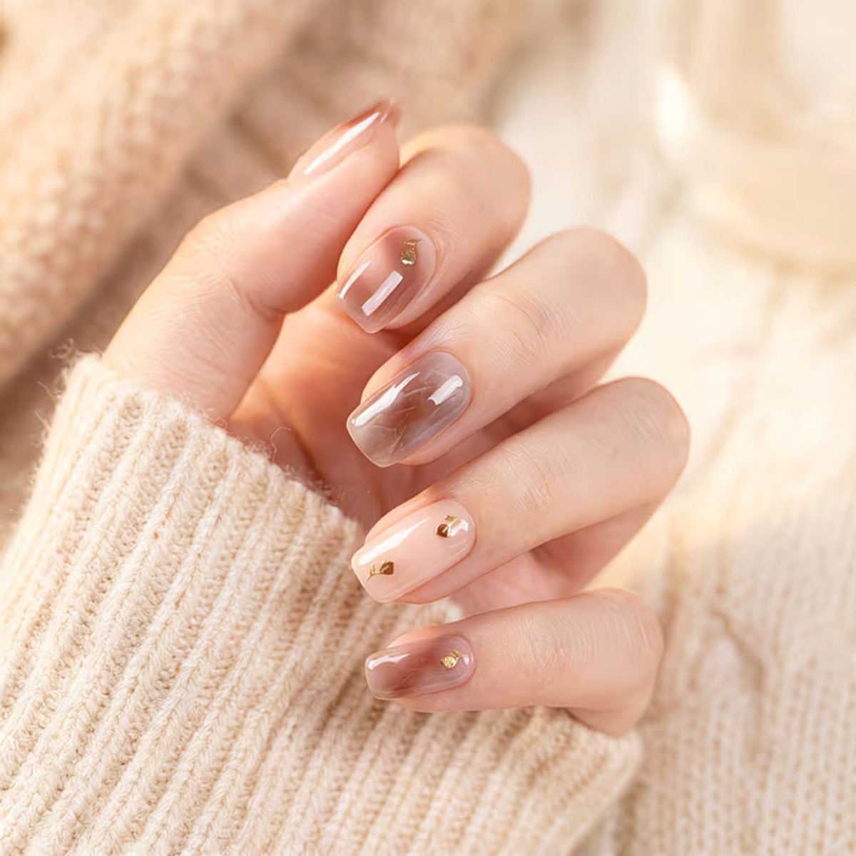 GUAPÀ® Nagelstickers & Nail wraps - 6 Vellen - Diverse kleuren Nagellak Wraps