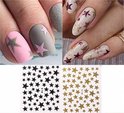 GUAPÀ® Nail Art Kerst Nagelstickers |10 glitter nagelstickers sterretjes