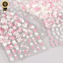 GUAPÀ® Nagelstickers | 3D Bloemen Stickers Roze 30 stuks
