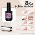 GUAPÀ® BIAB Builder Gel In A Bottle | HEMA Free | 15 ml Violet Nude Glitter