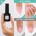 GUAPÀ® BIAB Starterspakket | Builder Gel In A Bottle | HEMA Free | Primer | Top Coat | 15 ml BIAB Creamy Pink