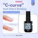 GUAPÀ® BIAB Builder Gel In A Bottle | HEMA Free | 15 ml Baby Blue Glitter