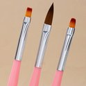 GUAPÀ® Nagel Penselen Set 3 pcs
