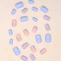 GUAPÀ® Plaknagels |24 stuks plaknagels Baby Blue Nail