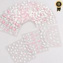 GUAPÀ® Nagelstickers | 3D Bloemen Stickers Roze 30 stuks