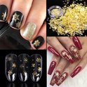 GUAPÀ® Nail Art | Nagel decoratie | Nagel steentjes | Gouden Kerst Vlokken | Nail Art Stickers | Nagelstickers