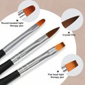 GUAPÀ® Nagel Penselen Set 3 pcs