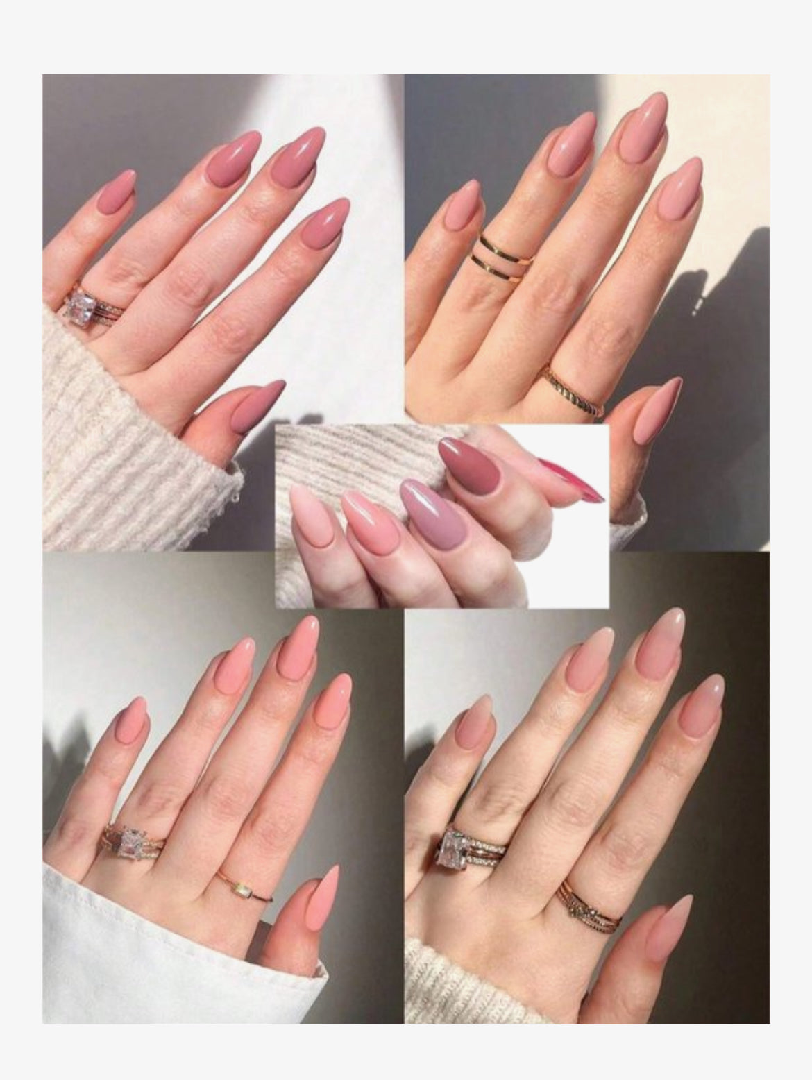 GUAPÀ® Plaknagels 96 stuks naturel