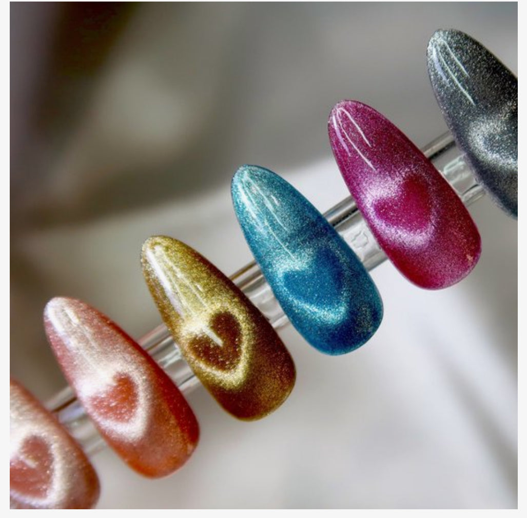 GUAPÀ Nail Art Cat Eye 9 - delig Magneet Set