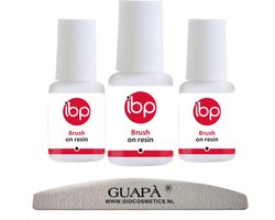 GUAPÀ® Nagellijm 3 x 5 ml | Nepnagels | Nageltips | Plaknagels | Nail Art | Professionele Kwaliteit