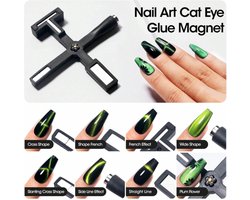 GUAPÀ® Cat Eye Magneet | 5 in 1 Diverse Cat Eye Magneten | Gellak | Gel Nagels | Magnetische Gellak | Gel Polish | Cat Eye Magneet 5 Diverse Patronen