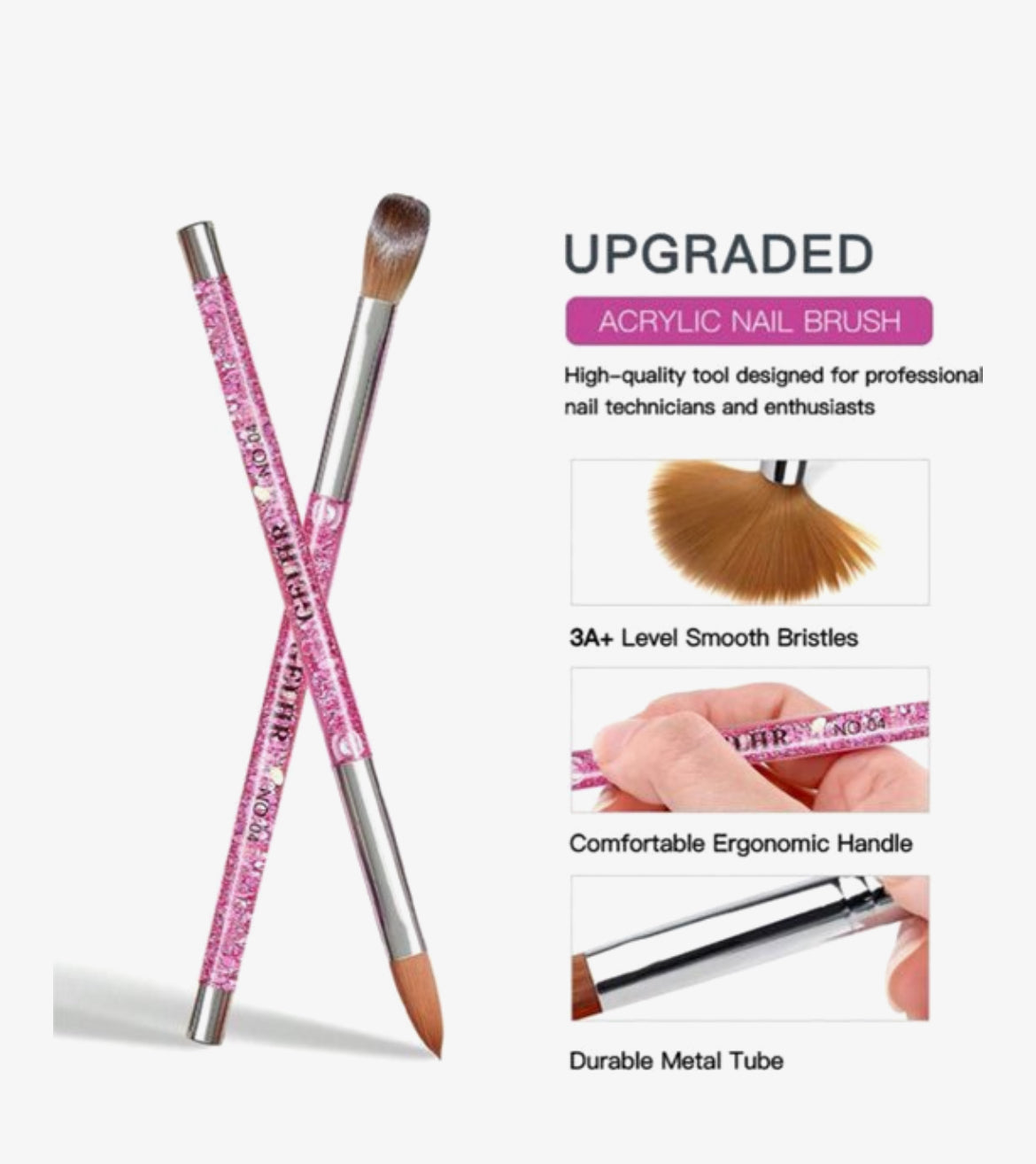 Guapà Acryl Vloeistof Set / Acryl Liquid 100 ml van I. AM / 100 ml / Acryl Penseel