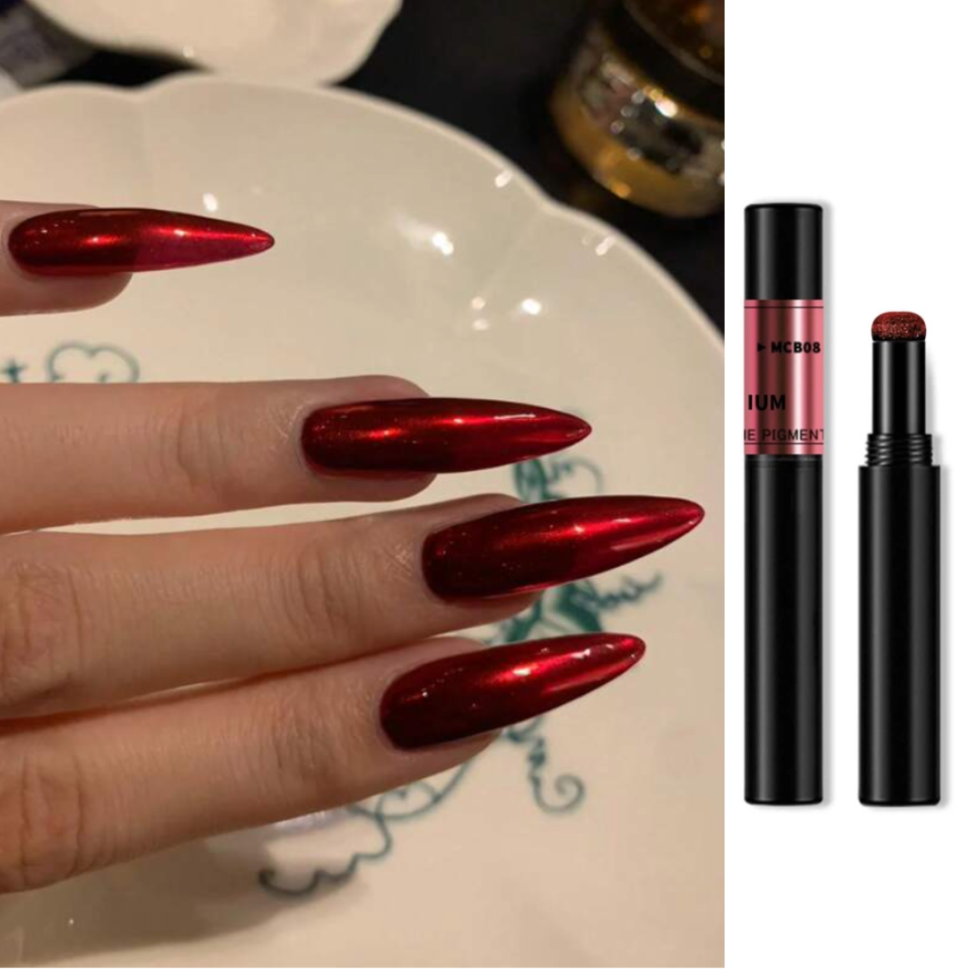 GUAPÀ® Spiegel Effect Nail Art Metallic Rood