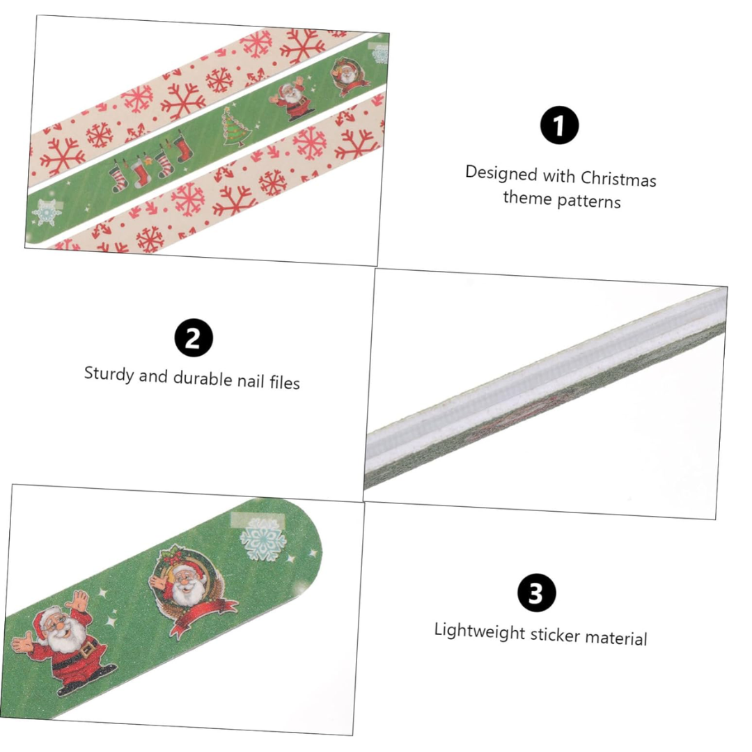 GUAPÀ® Nagelvijlen 48 stuks Kerst Editie