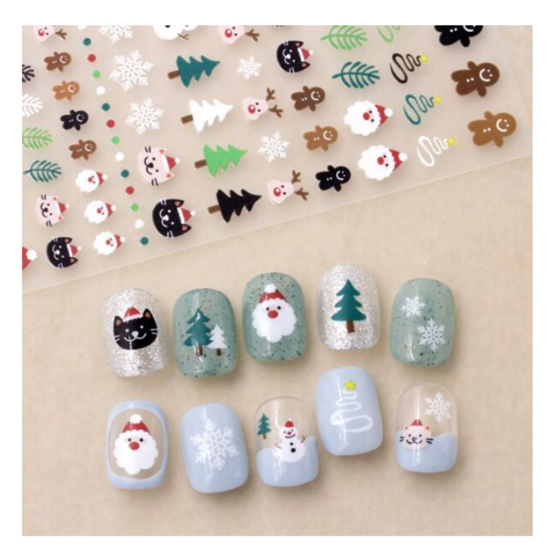 GUAPÀ® Nail Art Nagelstickers 1 velletje Kerst Nagel stickers