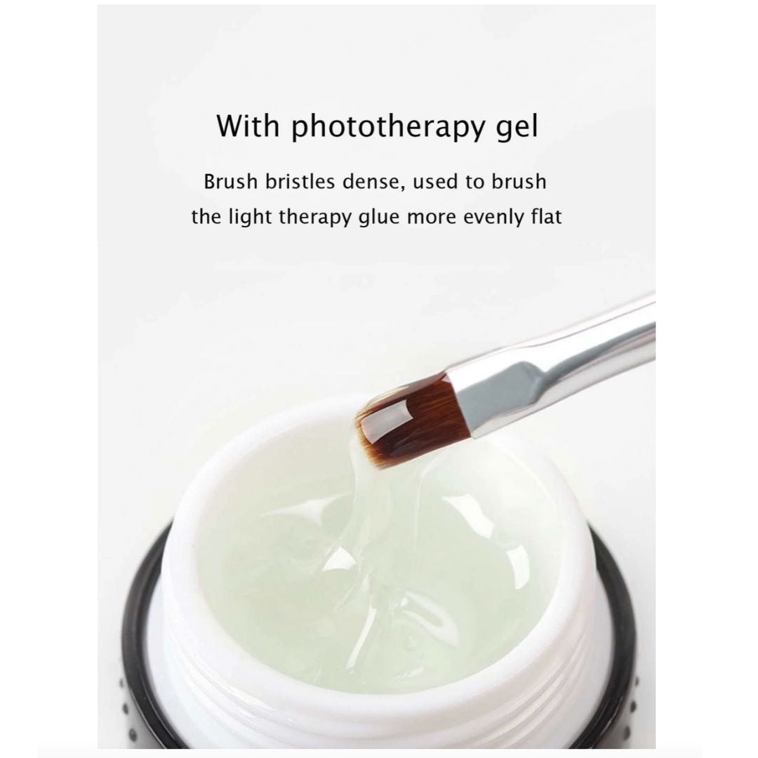 GUAPÀ® Nagel Penselen | Gel & Nail Art penselen | 3 Witte penselen