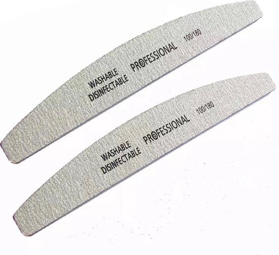 Professionele Nagelvijl Acryl Nagels Gel Nagels - 2 Stuks