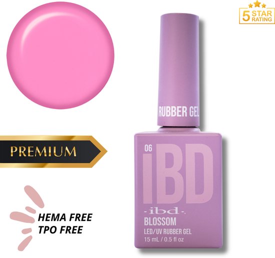 IBD Rubber Gel Violet Blossom 15 ml | HEMA & TPO Free