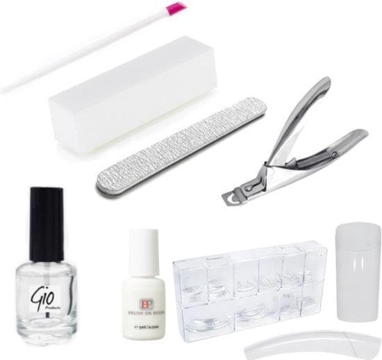 Kunstnagel Starterspakket Compleet - Transparant / Clear Tips 100 stuks - ACTIE SET!