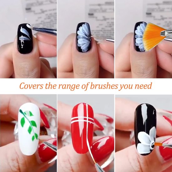 GUAPÀ® Nagel Penselen Set 20 pcs