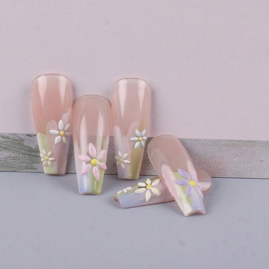 GUAPÀ® Nagelstickers | Bloemen stickers | 3D Bloemen Diverse kleuren
