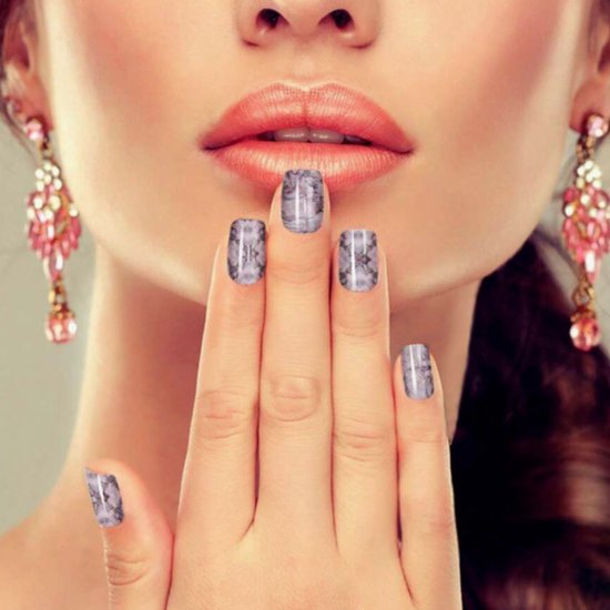 GUAPÀ® Nagelstickers & Nail wraps - 12 Nail Art Stickervellen | Marmer Look