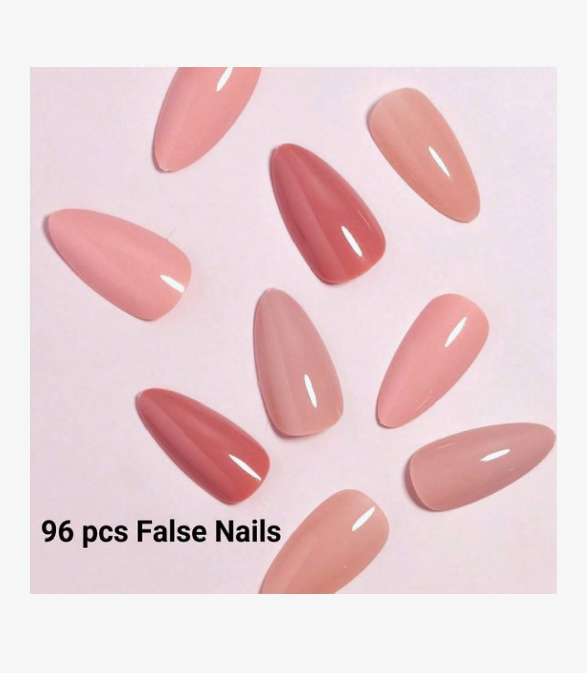 GUAPÀ® Plaknagels 96 stuks naturel