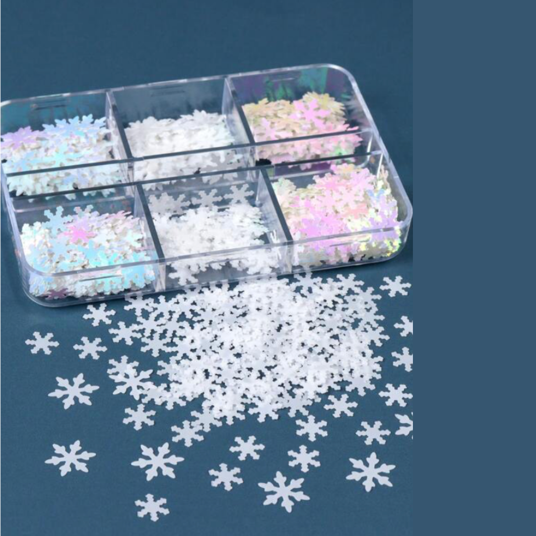 GUAPÀ® Nail Art Sneeuw Vlokken