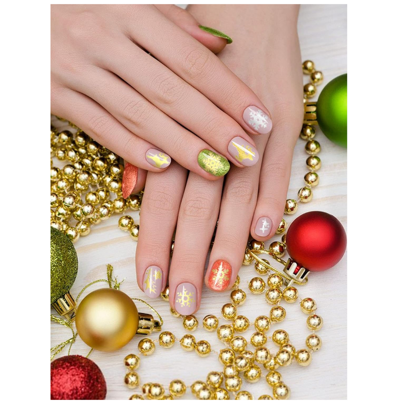 GUAPÀ® Nail Art Nagelstickers 32 vellen kerst nagelstickers