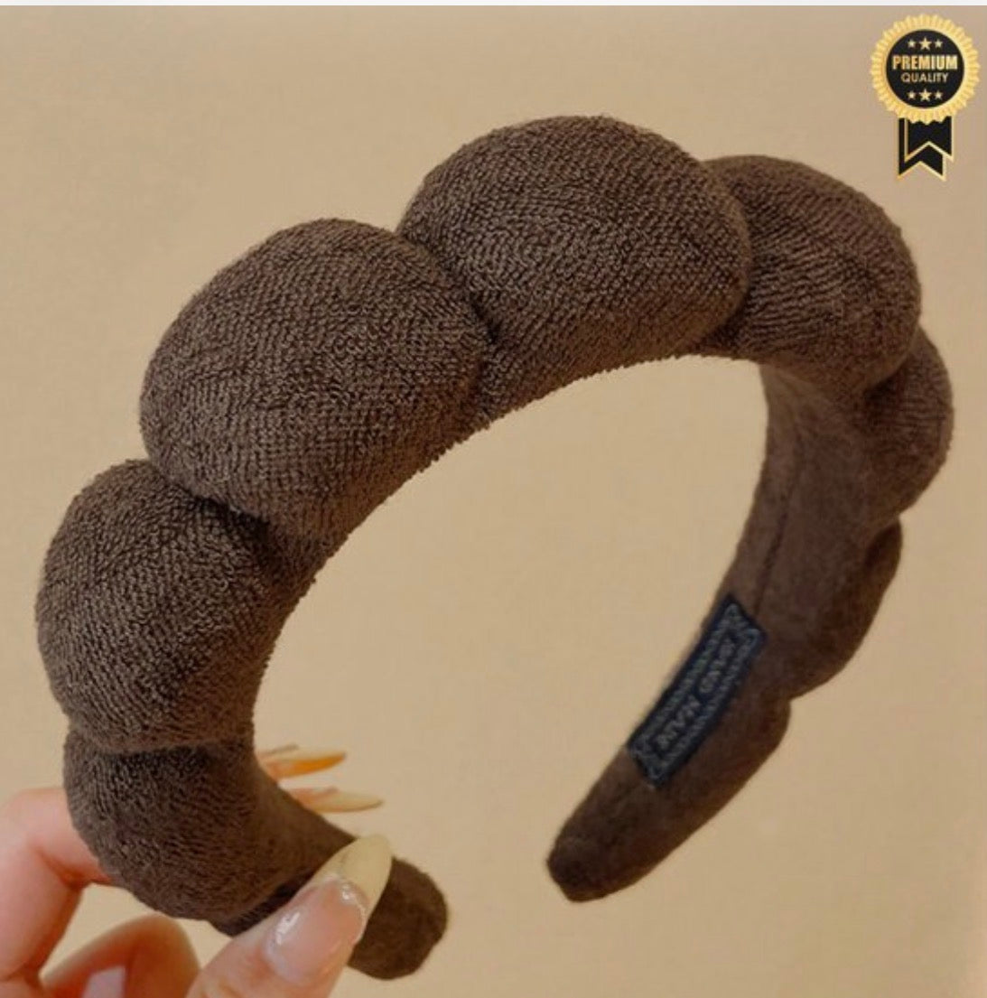 Guapà Haarband Choco / Fluffy Haarband / Make Up Haarband