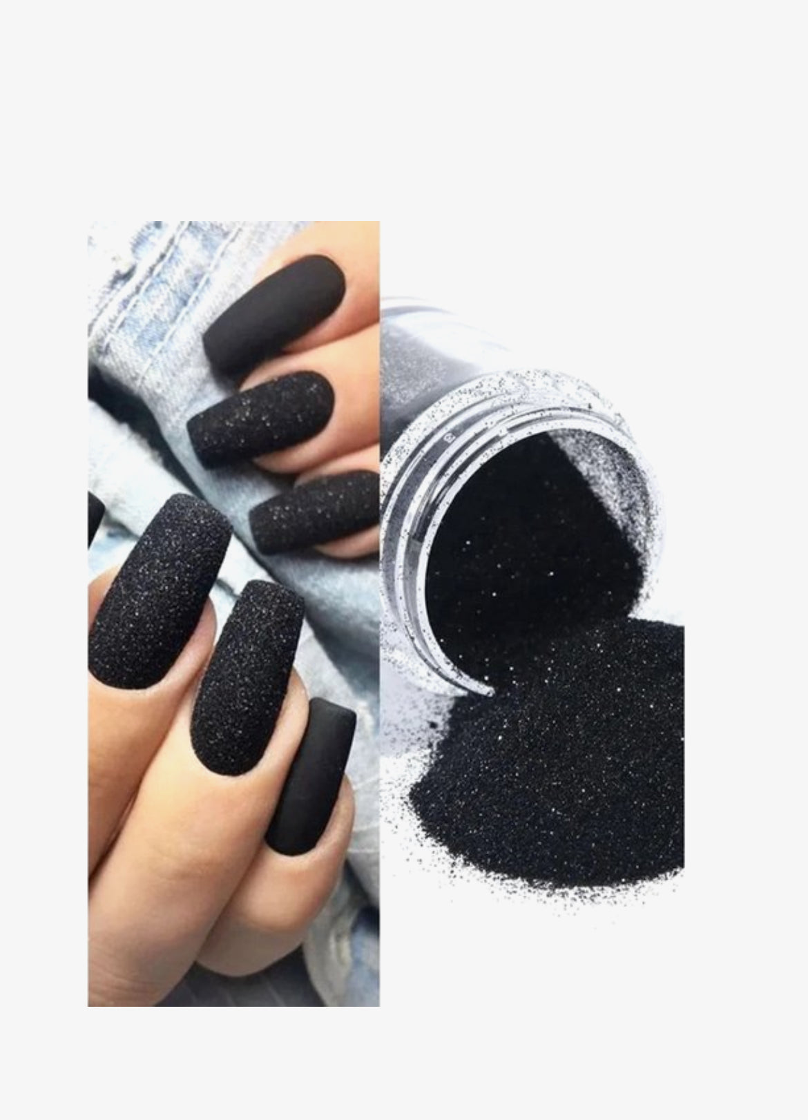 GUAPÀ Holografische Glitter Zwart