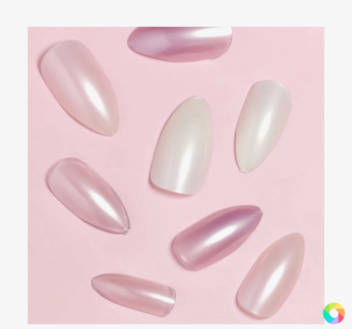 GUAPÀ® Plaknagels 96 stuks Parlemoer