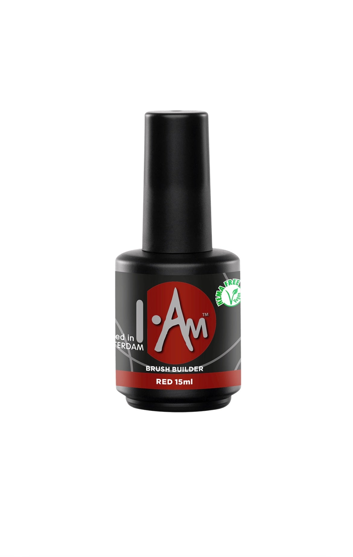 I.AM BRUSH BUILDER BIAB RED | 15 ml
