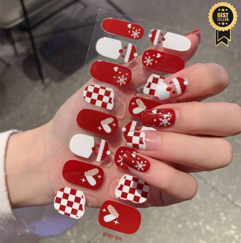 800 x Nagelstickers Assorti