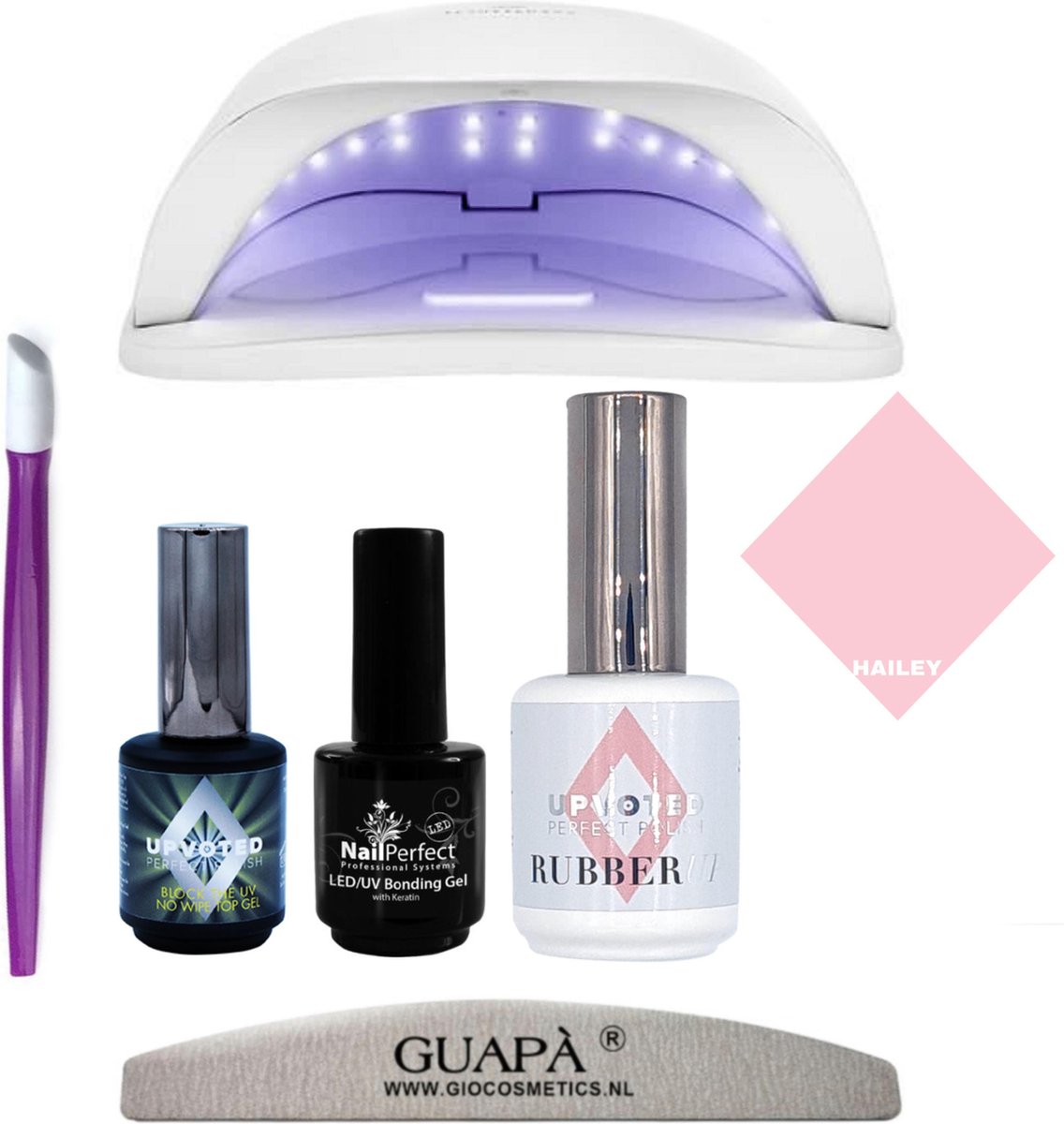 GUAPÀ® BIAB Builder Gel In A Bottle Nagelset | Hailey