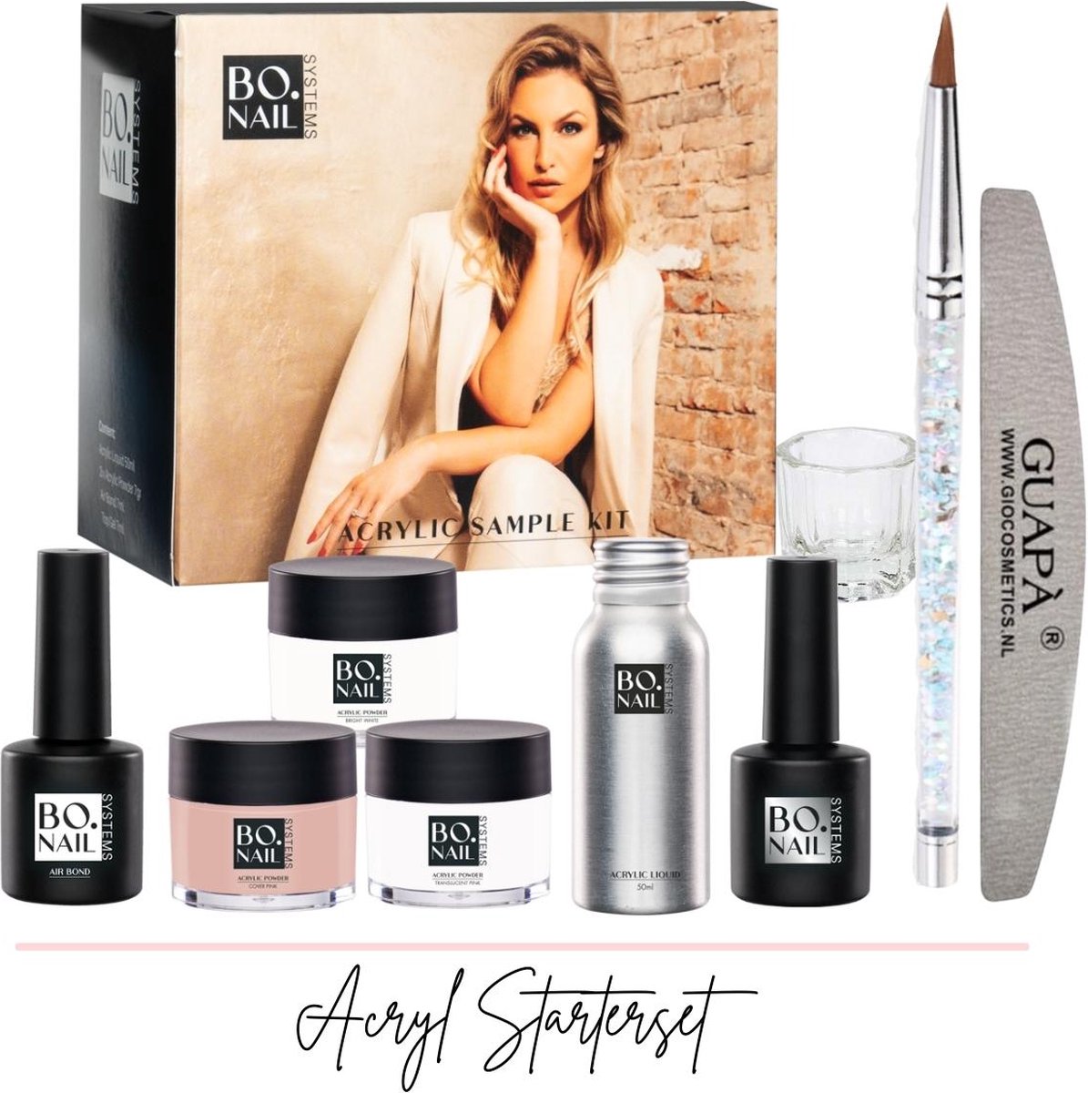 BO NAILS Acryl Starterspakket | 9 Delig