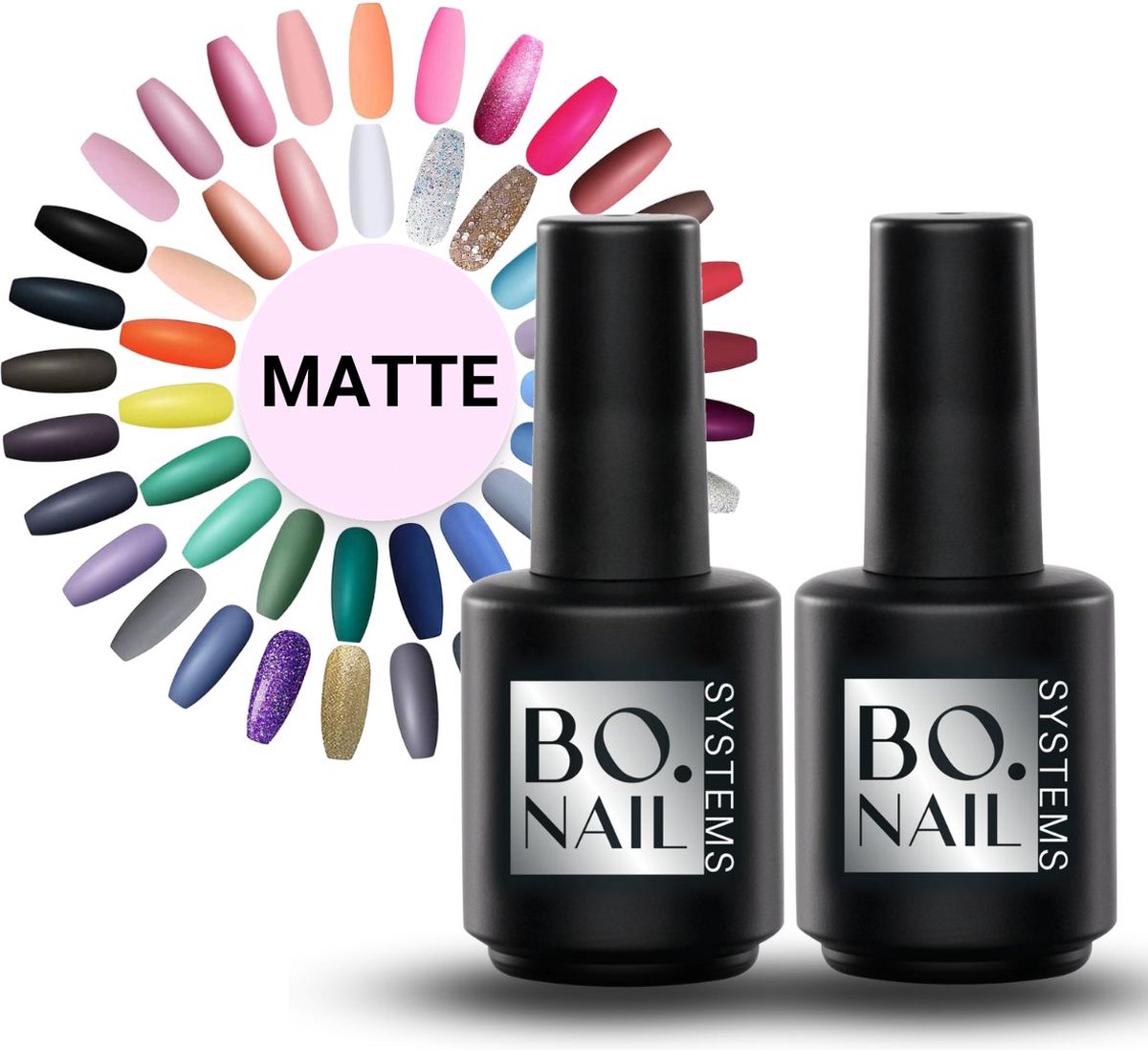 BO Nails Base & Top Gel Matt | 2 x 15 ml