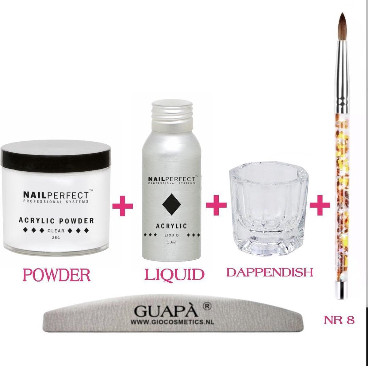 Nail Perfect Acryl Starterspakket Compleet | Transparant Clear