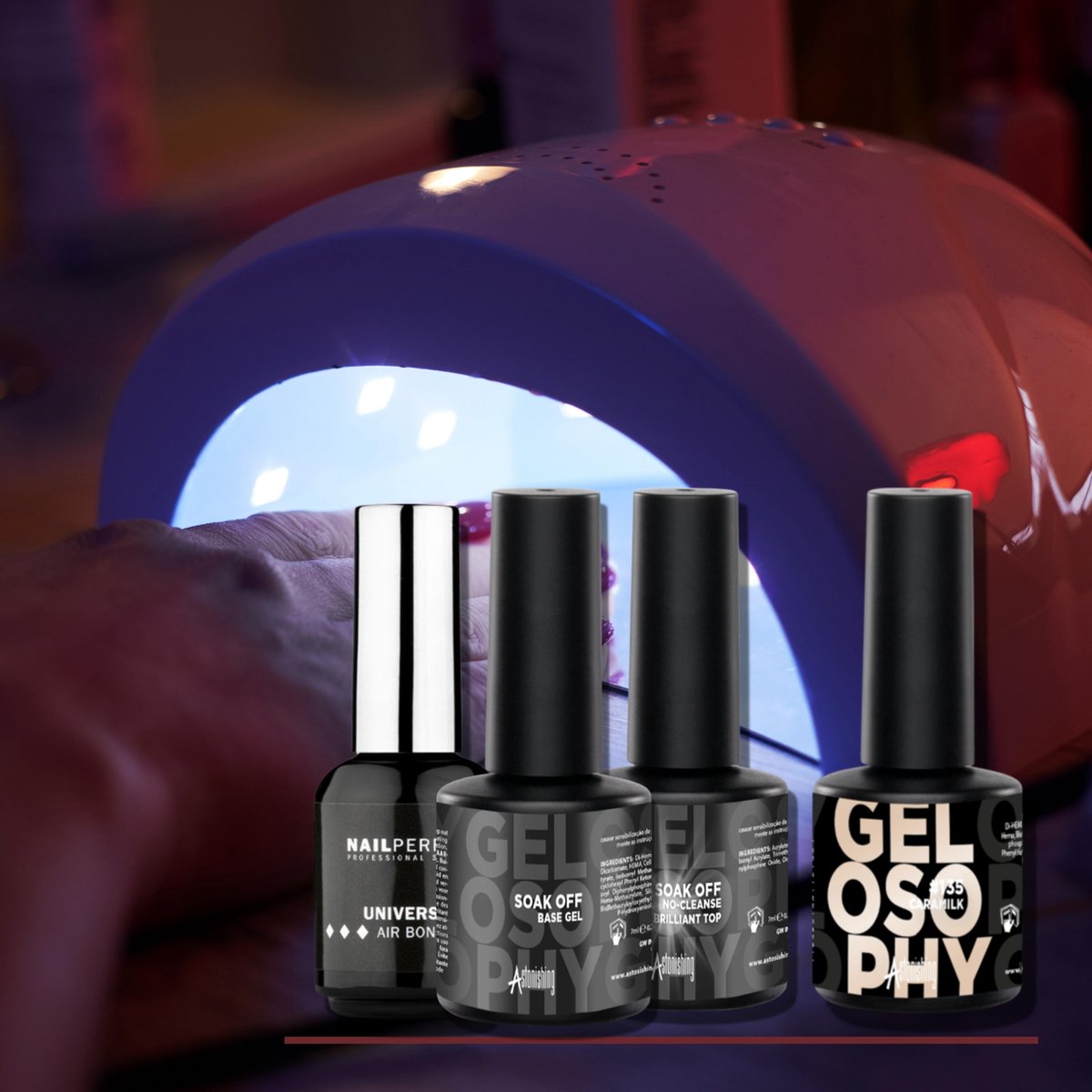 GUAPÀ® Gellak Starterspakket met Led Lamp | Gellak Beige