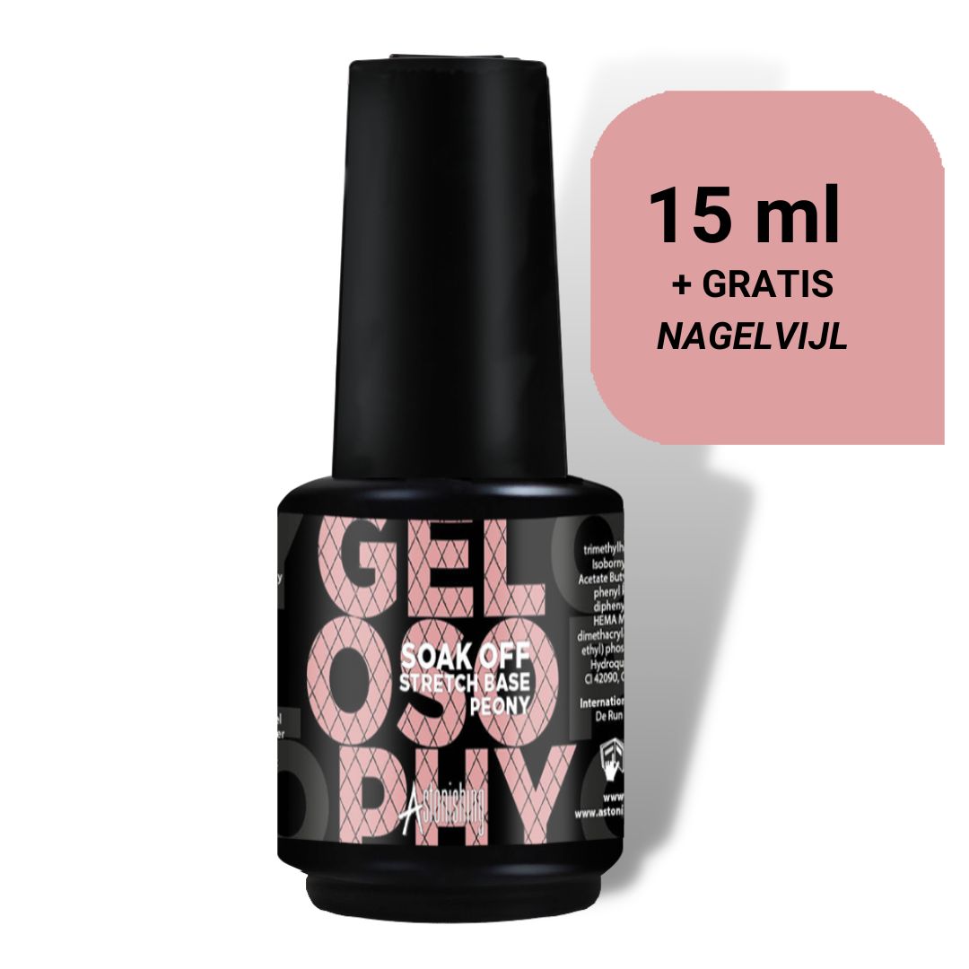 Astonishing Stretch Base Peony | BIAB Builder Gel In A Bottle 15 ml