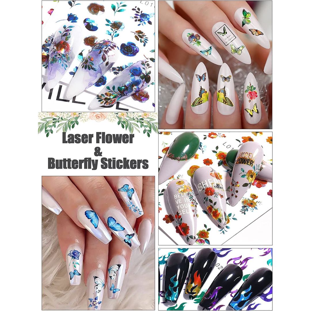 GUAPÀ® Nagelstickers Diverse Patroontjes | 12 Sheets