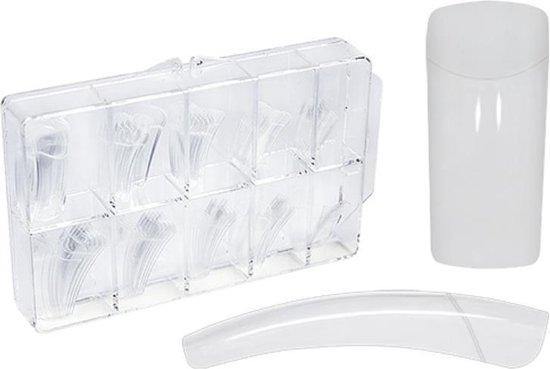 GUAPÀ - Kunstnagel Set voor het zetten van Nagelverlenging - 100 stuks Transparant + 5 ml nagellijm + Tipknipper en Nagelvijl - Acrylnagels - Tips - Nepnagels pakket - Gio Cosmetics