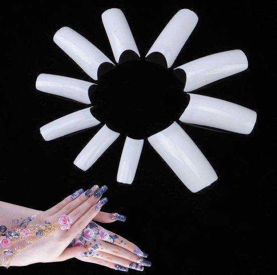 GUAPÀ Kunstnagels French Manicure Wit 500 Stuks (piece) Blisterverpakking - Gio Cosmetics