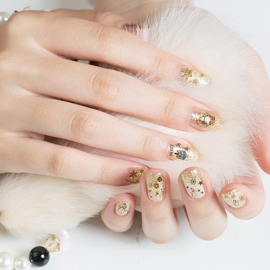 GUAPÀ® Nagelstickers Kerst 12 vellentjes
