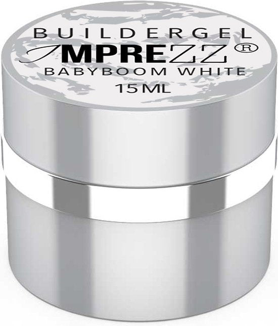 IMPREZZ® Gel | Babyboom White | 15 ml | Soft Wit dekkend