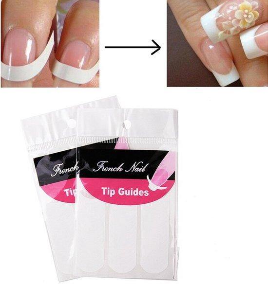 Nagel stickers French Manicure 102 stuks - Gio Cosmetics