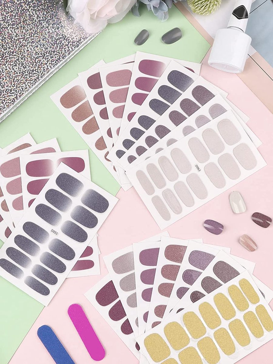 GUAPÀ® Nagelstickers & Nail wraps 20 vellentjes