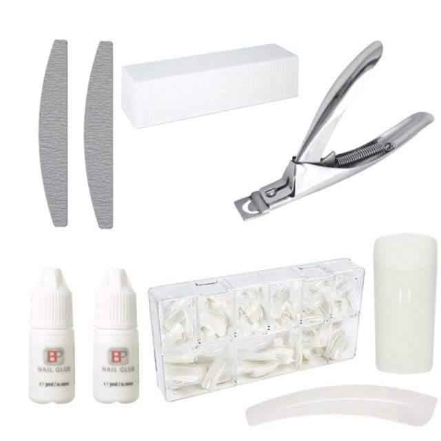 Kunstnagels Complete Set Deluxe - Naturel 500 stuks - Gio Cosmetics